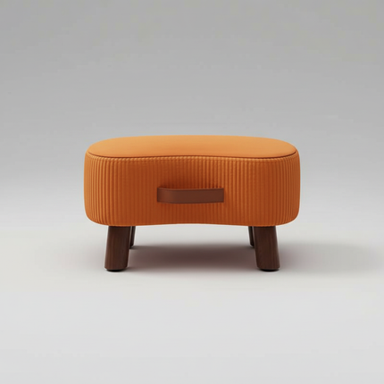 Potable Small Wood Chair Household Shoe Changing Stool Sofa Living Room Foot Rest Stool Tea Table Children Bathroom Footstool