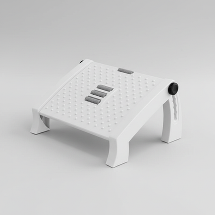 Office Footrest Ergonomic Plastic Stool Foot Massage Stool Adjustable Step and Pad Footrest