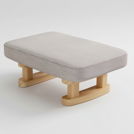 Creative Small Wooden Chair Household Shoe Change Stool Soft Bag Low Stool Office Small Stool Shoe Change Stool Door