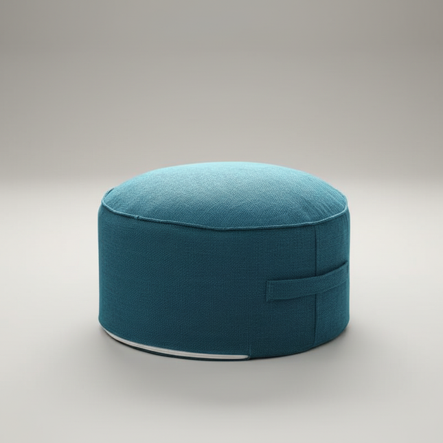 Tea Ceremony Floor Poufs With Fillings Cotton Linen Tatami Footstool Ottoman Thicken Meditation Cushion Yoga Round Cushion Futon