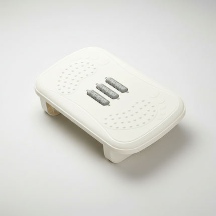 Foot Stool for Work Desk with 180 Degree Shake Design Massage Rollers Suitable for Working Gaming