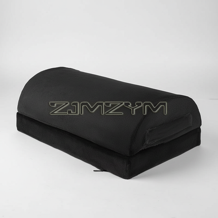 2 Heights Adjustable Foot Rest Under Desk, Soft Memory Foam Footrest Under Desk  for Foot Rest At Work, Home, Airplane, Travel