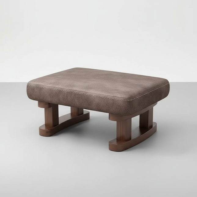 Colorful Small Wooden Stool with Non-Slip Pad Footrest Seat Square Household Living Room Hallway Sofa Tea Stools