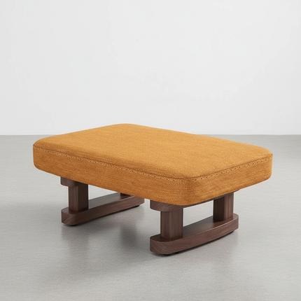 Colorful Small Wooden Stool with Non-Slip Pad Footrest Seat Square Household Living Room Hallway Sofa Tea Stools