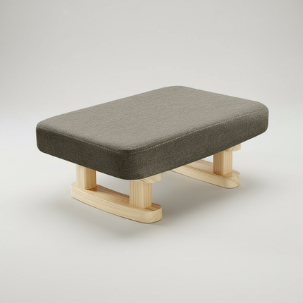 1Pc Creative Small Wood Stool Foot Rest Sofa Living Room Chair