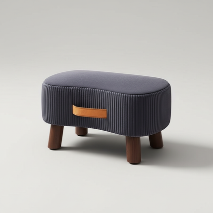 Potable Small Wood Chair Household Shoe Changing Stool Sofa Living Room Foot Rest Stool Tea Table Children Bathroom Footstool