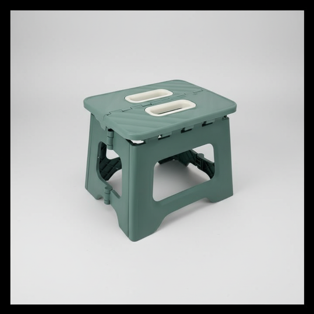 Adult Children Portable Folding Stool Thickened Plastic Saddle Chair Lightweight Adjustable for Camping Hiking Outdoor Travel