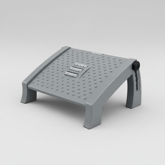 Ottoman Anti-tilting Erlang Legs Six-gear Adjustable Footstool Office Table Foot Pedal