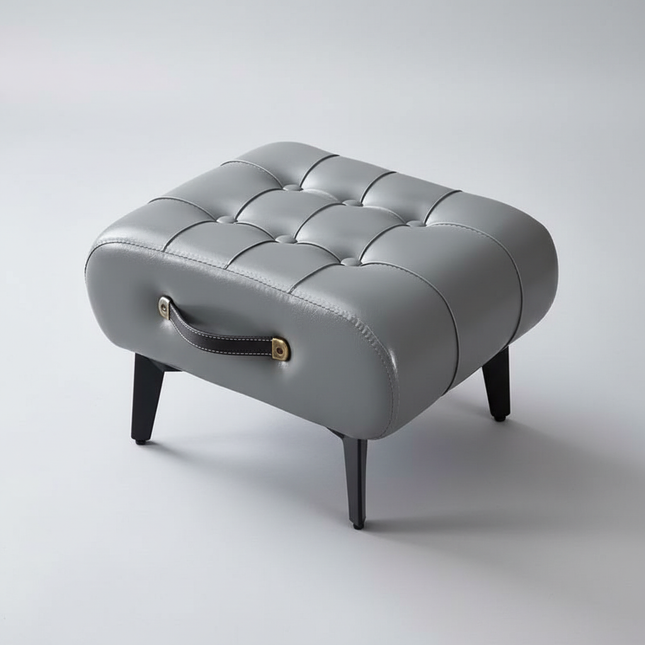 UVR Light Luxury Shoeshine Stool Home Entrance Entrance Chair Coffee Table Small Low Stool Living Room Sofa Footstool Furniture