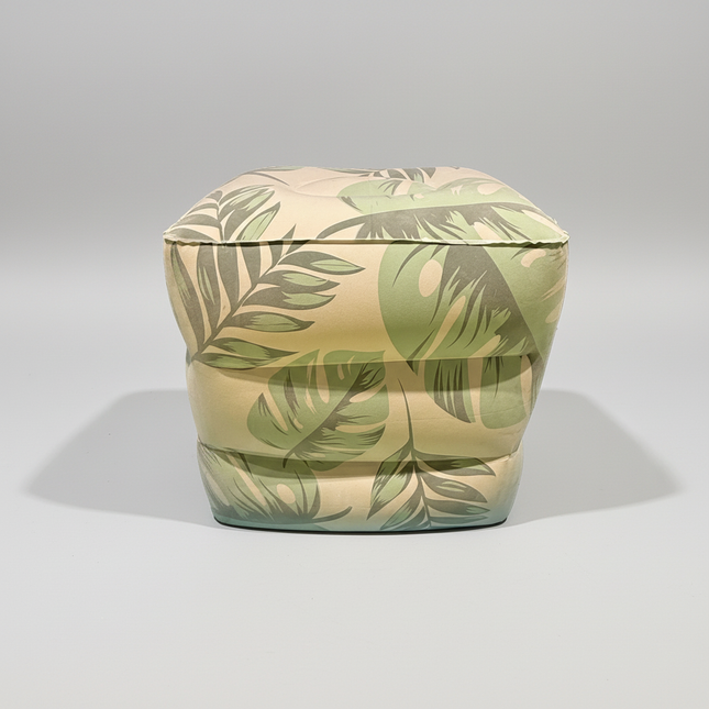 Inflatable Footrest Pillow Portable Foot Pad 3 Layer Height For Airplane Travel Essentials Great for Office Home Trains Cars