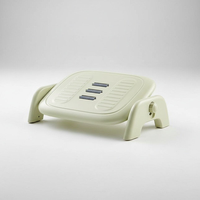 Massaging Footstool With Rollers Desk Footrest Adjustable Foot Rest With Non-slip Foot Pad Ergonomic Massage Foot Stool