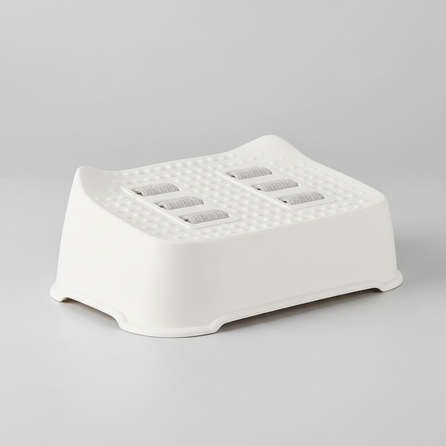 Footstool Under the Table Home Use Resting Legs Footrest Office Foot Pedal Stepping Board Office Comfort Footrest Creative Rolle