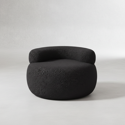 Soft Sofa Stool Household Round Stools Imitation Lamb Cashmere Ottoman Wooden Adults Feet Rest Bedroom Footrest Home Furniture