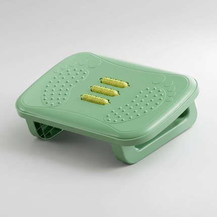 Foot Rest Under Desk Leg Rest with Roller Massage Foot Nursing Stool Foot Stool for Car Computer Desk Women Men Living Room Home