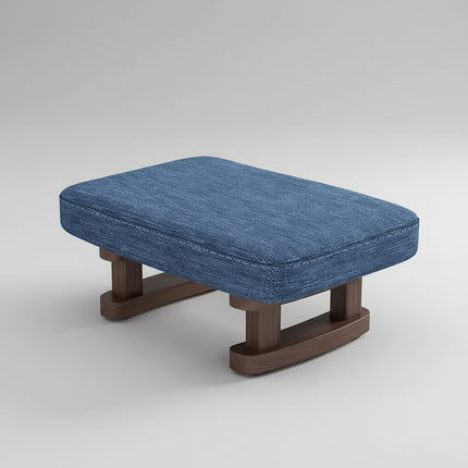 Colorful Small Wooden Stool with Non-Slip Pad Footrest Seat Square Household Living Room Hallway Sofa Tea Stools