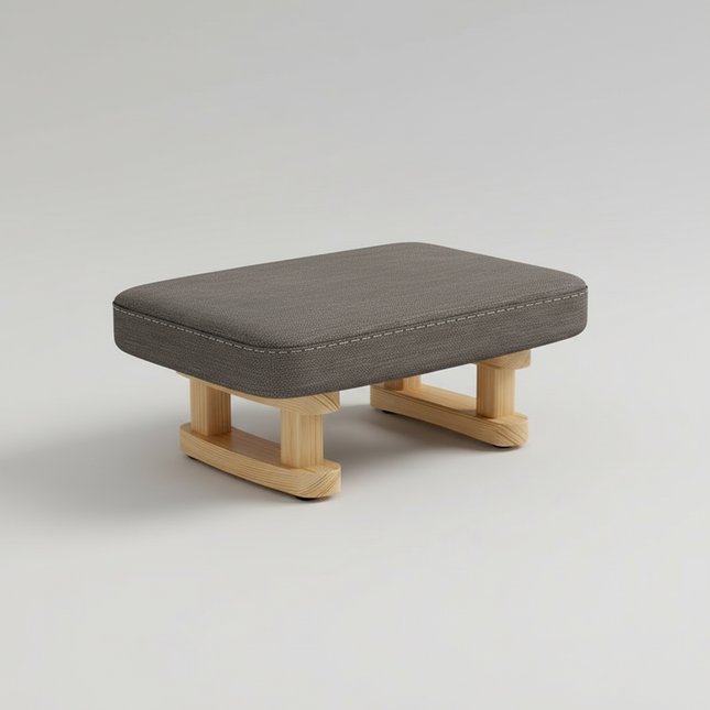 Colorful Small Wooden Stool with Non-Slip Pad Footrest Seat Square Household Living Room Hallway Sofa Tea Stools