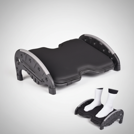 Under Desk Foot Rest Stool at Work with Removable Soft Warm Foam Cushion Ergonomic Foot Stool with Massage Texture Sturdy Office