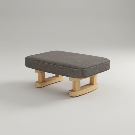 Colofull Small Wooden Stool Footrest Seat with Non-Slip Pad Small Square for Household Living Room Hallway Sofa Tea Stools