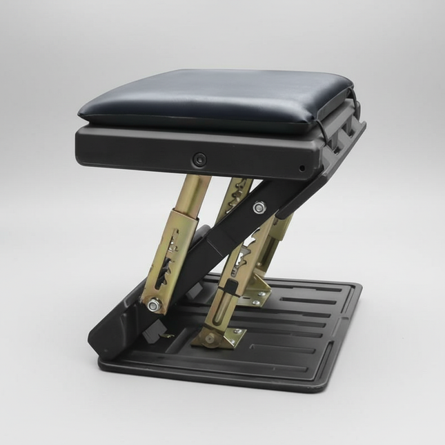 Adjustable Footrest 4-Level Height Removable Pad Ergonomic Design Universal Car Home Office Travel Portable Anti-Slip Footstool