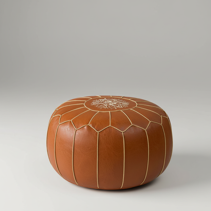 Unstuffed Pouf Cover under Desk Bedroom Decor Foot Rest Cover Large Embroider Craft Foot Rest Patio Seat Cover Footstool Cover