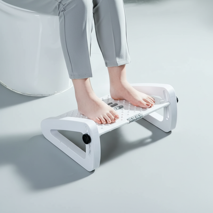 Foot Rest for Under Desk Adjustable Foot Rest Ergonomic Foot Stool Massage for Pressure Relief Portable Footstool Leg Rest Desk