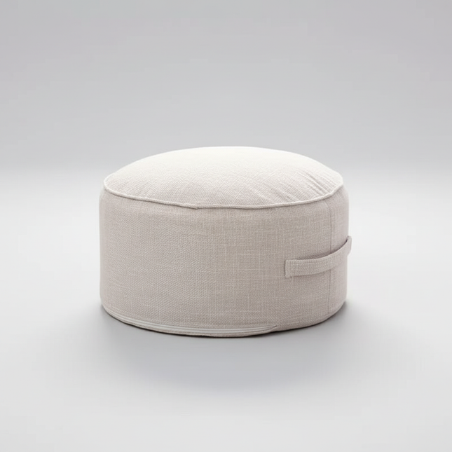 Tea Ceremony Floor Poufs With Fillings Cotton Linen Tatami Footstool Ottoman Thicken Meditation Cushion Yoga Round Cushion Futon