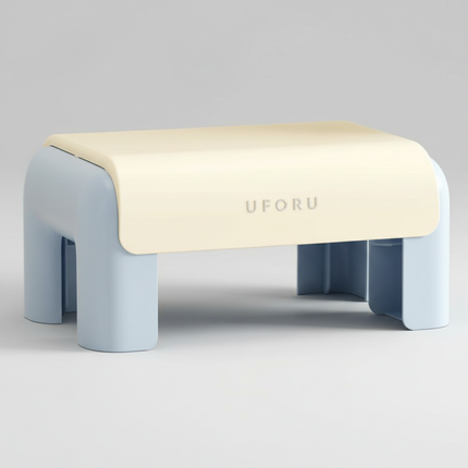 Ergonomic Shoe Changing Stool Waterproof Anti-Slip Toilet Footstool Multi-Function Universal Bathroom Foot Stool Wear Shoes