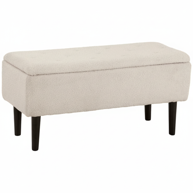 Homcom Bedroom Storage Chest 47 L with Flip Lid 95X38X45 cm