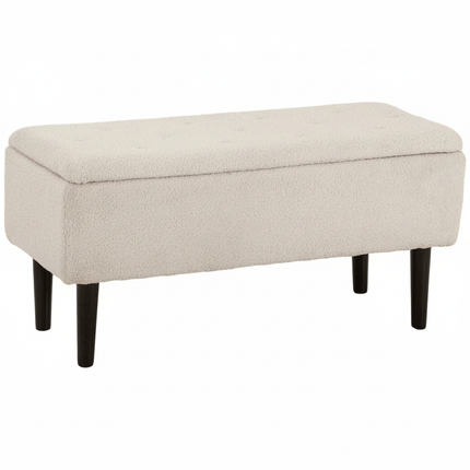 Homcom Bedroom Storage Chest 47 L with Flip Lid 95X38X45 cm