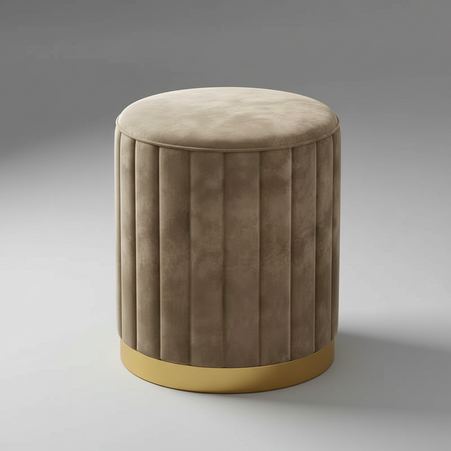 Fashion Storage Stool, Shoe Changing Stool, Makeup Stool, Bedroom Dressing Table Round Stool, New Round Stool with Storage Space