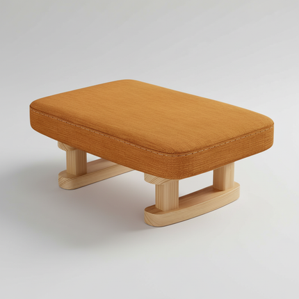 Creative Small Wooden Chair Household Shoe Change Stool Soft Bag Low Stool Office Small Stool Shoe Change Stool Door