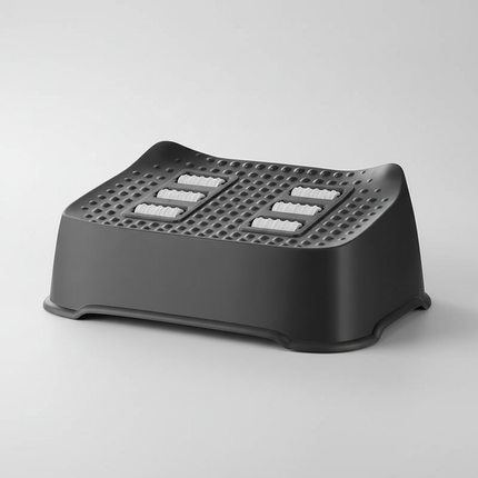 Footstool Under the Table Home Use Resting Legs Footrest Office Foot Pedal Stepping Board Office Comfort Footrest Creative Rolle