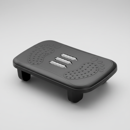 Portability Foot Rest Under Desk Footrest Ergonomic Foot Stool with Massage Rollers Foot Rest for Home Office Work Fast Ship