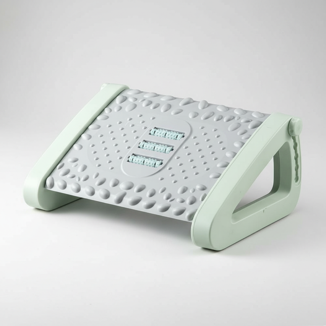 Feet Stool Chair Under Desk Footrest Foot Resting Stool with Massage Ergonomic Office Footrest Under Desk Height Adjustable