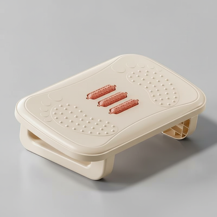 Portability Foot Rest Under Desk Footrest Ergonomic Foot Stool with Massage Rollers Foot Rest for Home Office Work Fast Ship