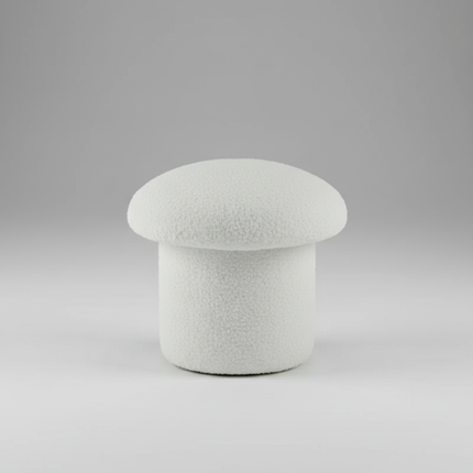 Nordic Ottomans Lovely Mushroom Fabric Art Makeup Stool Creativity Bedroom Step Round Stools Bedroom Furniture Foot Stool Pouf
