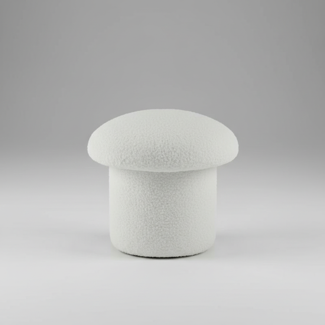 Nordic Ottomans Lovely Mushroom Fabric Art Makeup Stool Creativity Bedroom Step Round Stools Bedroom Furniture Foot Stool Pouf