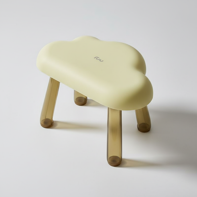 Bathroom Cloud Stool Plastic Transparent Toilet Non-slip Household Low Chair Step Foot Pad Step Bath Small Board
