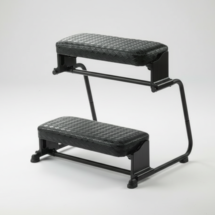 Ergonomic Adjustable Foot Rest Stool - Anti-Slip Office Footrest Pregnancy Safe Floor Pedal for Home/Work Desk Comfort