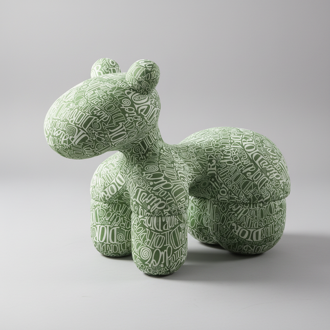 Cute Animal Shaped Foot Stool Internet Celebrity Pony Chair Cartoon Puppy Seat Childrens Furniture Adult Shoe Changing Bench