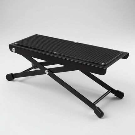 Folding Foot Rest 4-Height Adjustable Pedal Footrest Stand for Beauty Salons Home Pedicures Toe Nail Tool and Guitar Pedal Stool