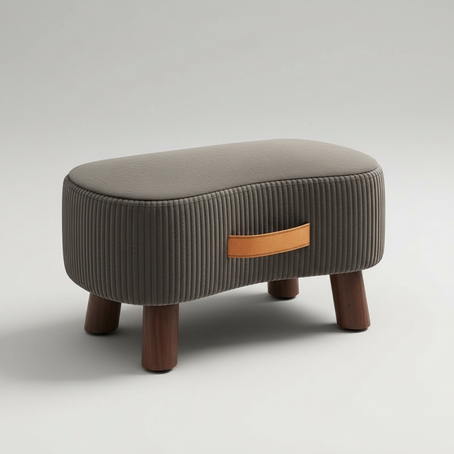 Potable Small Wood Chair Household Shoe Changing Stool Sofa Living Room Foot Rest Stool Tea Table Children Bathroom Footstool