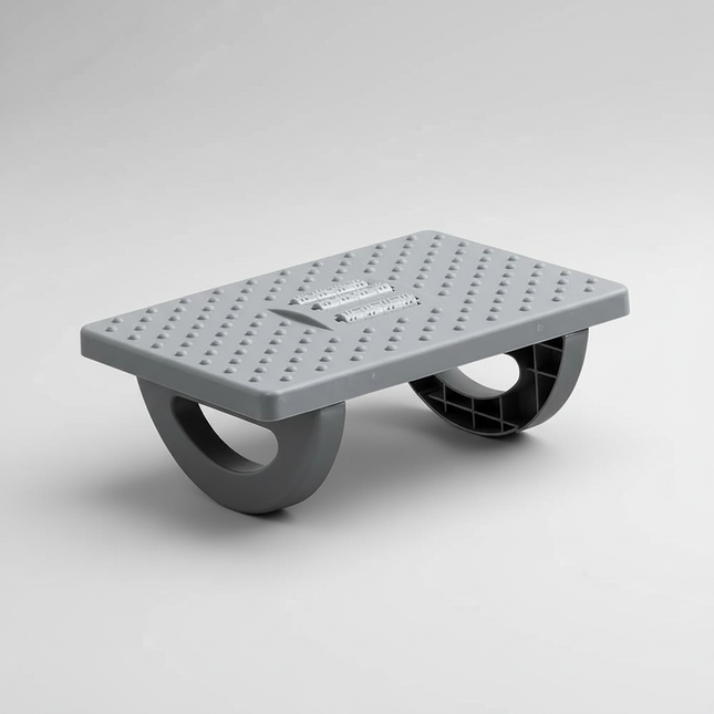 Portability Foot Rest Under Desk Footrest Ergonomic Foot Stool with Massage Rollers Foot Rest for Home Office Work Fast Ship