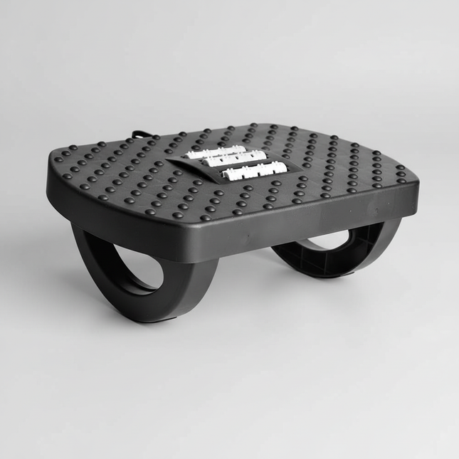 Ergonomic Under Desk Footrest Massage Rollers Leg Rest Pain Relief Non-slip Foot Stool Posture Correction As Christmas New Gift