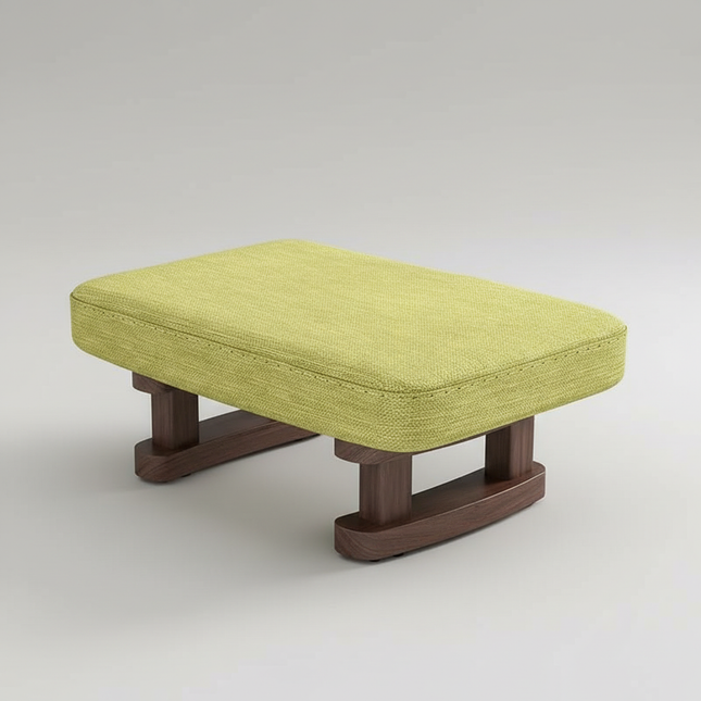 Colorful Small Wooden Stool with Non-Slip Pad Footrest Seat Square Household Living Room Hallway Sofa Tea Stools