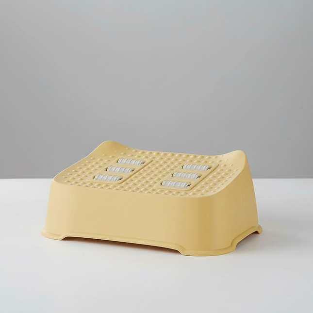 Footstool Under the Table Home Use Resting Legs Footrest Office Foot Pedal Stepping Board Office Comfort Footrest Creative Rolle