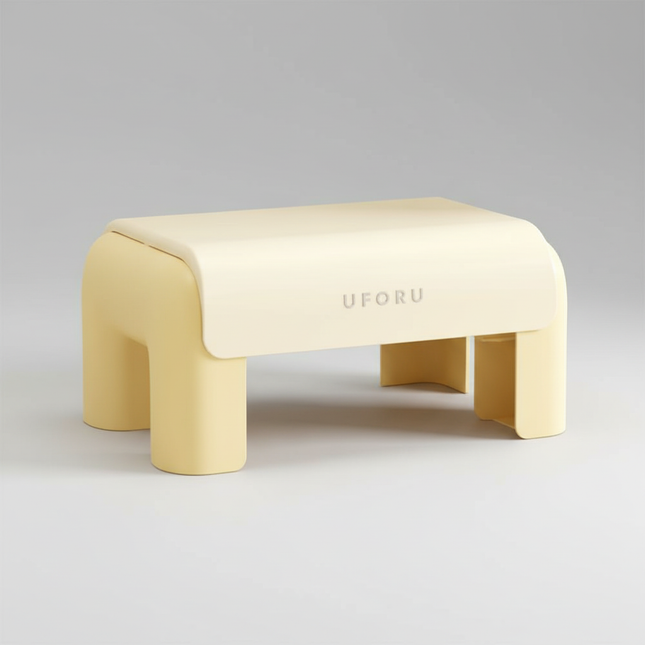 Ergonomic Shoe Changing Stool Waterproof Anti-Slip Toilet Footstool Multi-Function Universal Bathroom Foot Stool Wear Shoes