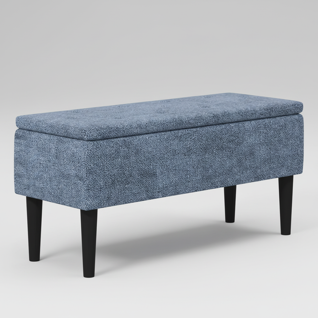 Homcom Bedroom Storage Chest 47 L with Flip Lid 95X38X45 cm