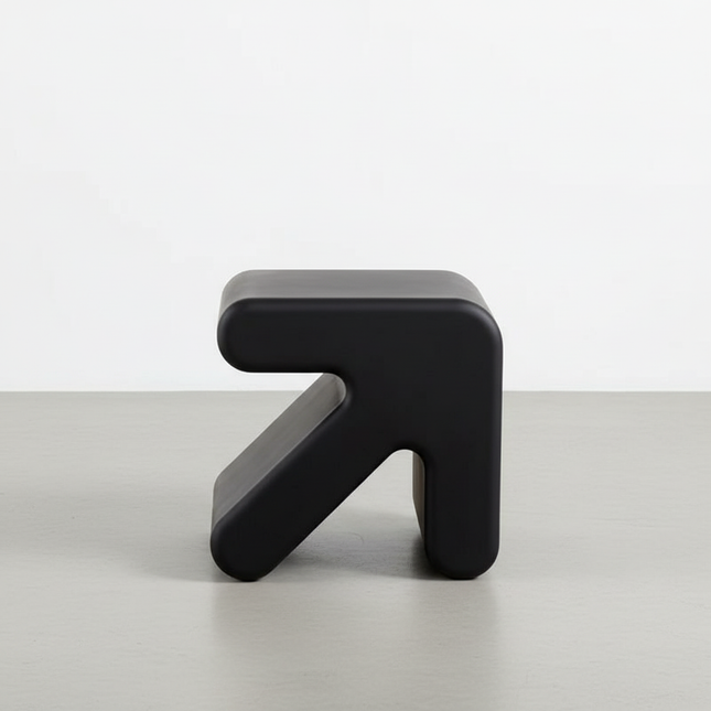 Warming New Style  Modern Simple Arrow Stool Creative Plastic Small Love Stool Fitting Room Door Shoe Stool Rest Stool