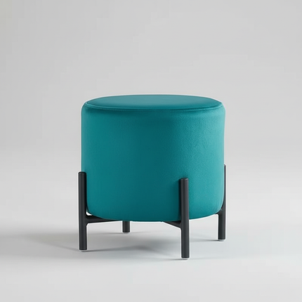 Customized Velvet Dressing Stool Golden Leg Tassel Makeup Bench Openable Ottoman Pouf for Home Fashionable Furniture